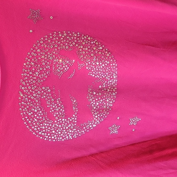 Quacker Factory | Pink Halloween Witch Top 3X - Picture 2 of 7